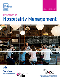 Cover image for Research in Hospitality Management, Volume 9, Issue 2, 2019
