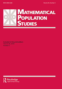 Cover image for Mathematical Population Studies, Volume 26, Issue 2, 2019