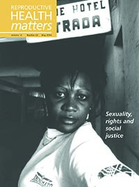 Cover image for Sexual and Reproductive Health Matters, Volume 12, Issue 23, 2004