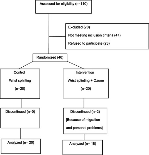 Figure 1 Flowchart of the study population.