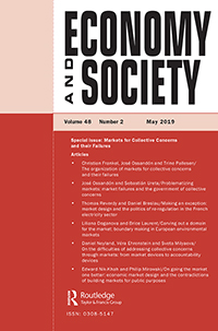 Cover image for Economy and Society, Volume 48, Issue 2, 2019