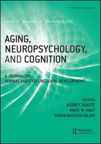 Cover image for Aging, Neuropsychology, and Cognition, Volume 25, Issue 3, 2018