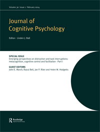 Cover image for Journal of Cognitive Psychology, Volume 36, Issue 1, 2024