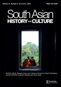 Cover image for South Asian History and Culture, Volume 14, Issue 4, 2023