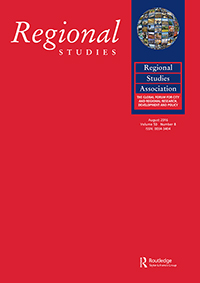 Cover image for Regional Studies, Volume 50, Issue 8, 2016
