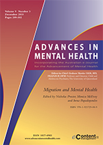 Cover image for Advances in Mental Health, Volume 9, Issue 3, 2010