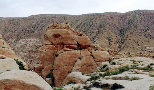 Figure 10 Khirbat al-Silaʿ, structures part of the castle remains (photo by M. Sinibaldi).