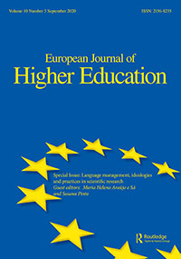 Cover image for European Journal of Higher Education, Volume 10, Issue 3, 2020