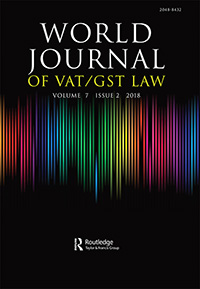 Cover image for World Journal of VAT/GST Law, Volume 7, Issue 2, 2018