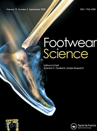 Cover image for Footwear Science, Volume 12, Issue 3, 2020