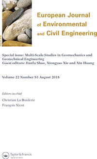 Cover image for European Journal of Environmental and Civil Engineering, Volume 22, Issue sup1, 2018
