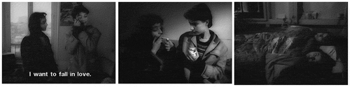 Figure 16. Frames of J’ai faim, j’ai froid, Chantal Akerman, 1984