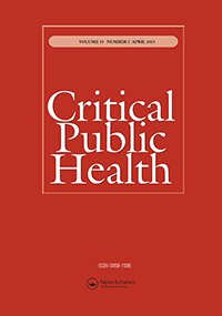 Cover image for Critical Public Health, Volume 33, Issue 2, 2023