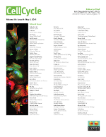 Cover image for Cell Cycle, Volume 10, Issue 9, 2011