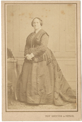 Figure 3. Sarah Lazarus, born Lebenheim, July 22, 1878, Immánuel Löw archive, ARC. 4* 794 01 135, file 3,735,672-10_0015.