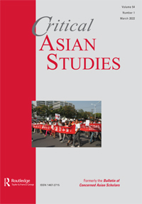 Cover image for Critical Asian Studies, Volume 54, Issue 1, 2022