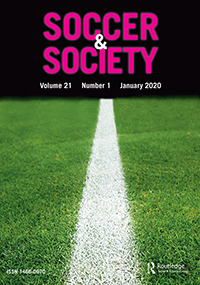 Cover image for Soccer & Society, Volume 21, Issue 1, 2020