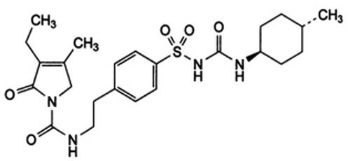 Figure 1. Chemical structure of glimepiride.