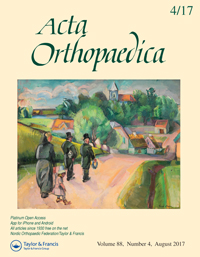Cover image for Acta Orthopaedica, Volume 88, Issue 4, 2017