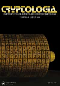 Cover image for Cryptologia, Volume 42, Issue 5, 2018