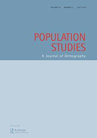 Cover image for Population Studies, Volume 69, Issue 2, 2015