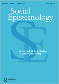 Cover image for Social Epistemology, Volume 31, Issue 1, 2017