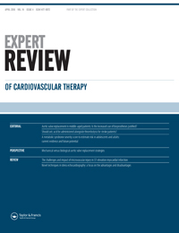 Cover image for Expert Review of Cardiovascular Therapy, Volume 14, Issue 4, 2016