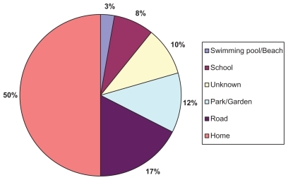 Figure 3 Where injuries occur.