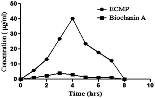 Figure 4. In vivo pharmacokinetic studies.