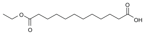 Figure S3 Synthesis of 12-ethoxy-12-oxododecanoic acid.