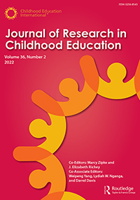 Cover image for Journal of Research in Childhood Education, Volume 36, Issue 2, 2022