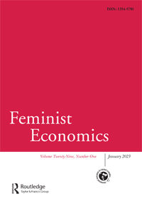 Cover image for Feminist Economics, Volume 29, Issue 1, 2023