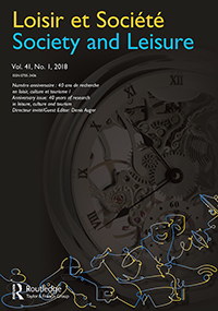 Cover image for Loisir et Société / Society and Leisure, Volume 41, Issue 1, 2018