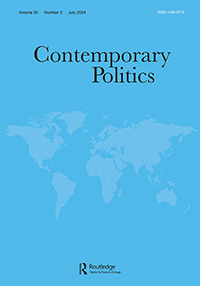 Cover image for Contemporary Politics, Volume 30, Issue 3, 2024