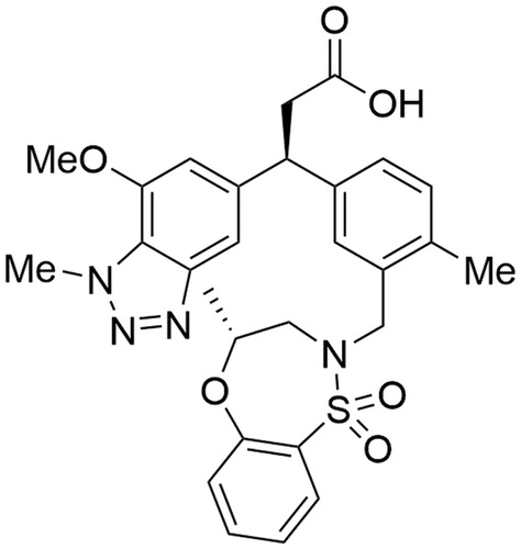 Figure 7. Chemical structure of KI-696.