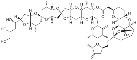 Figure 1 Molecular structure of halichondrin B.
