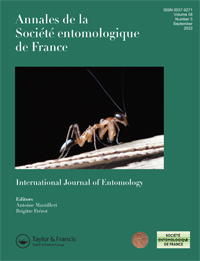 Cover image for Annales de la Société entomologique de France (N.S.), Volume 58, Issue 5, 2022