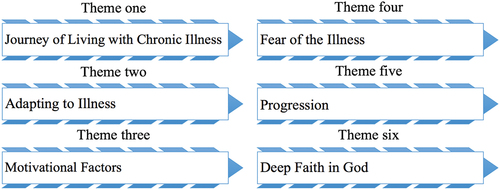 Figure 1. Eidetic structure of the lived experience and meaning of resilience in the setting of chronic illness and low-resourced communities.