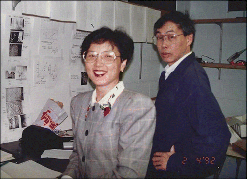 Figure 16. Ru-Pin Pan in Lam's lab, San Jose, California (Feb. 1992).