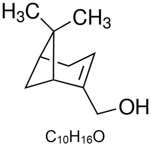 Figure 1. Chemical structure of myrtenol.