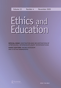 Cover image for Ethics and Education, Volume 15, Issue 4, 2020