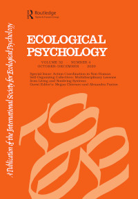 Cover image for Ecological Psychology, Volume 32, Issue 4, 2020