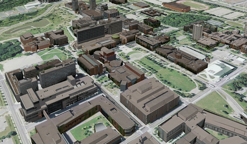 Figure 4. York University 3D campus model.