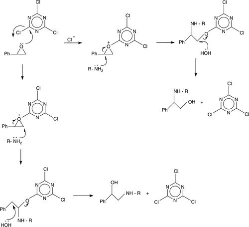 Scheme 4.  Mechanism of ring opening of epoxides.