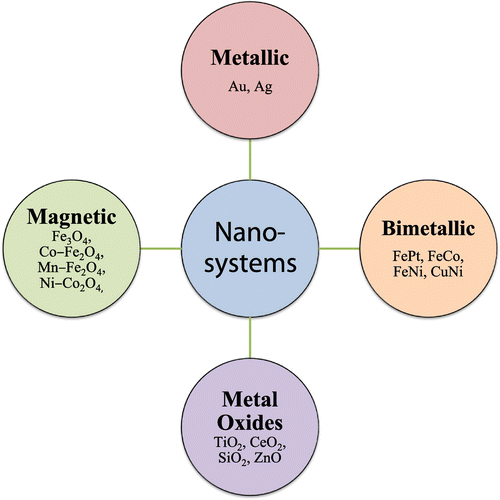 Figure 1. Schematic showing the nanosystems classification.