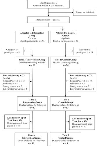 Figure 1. Consort diagram showing the flow of participants through the trial.