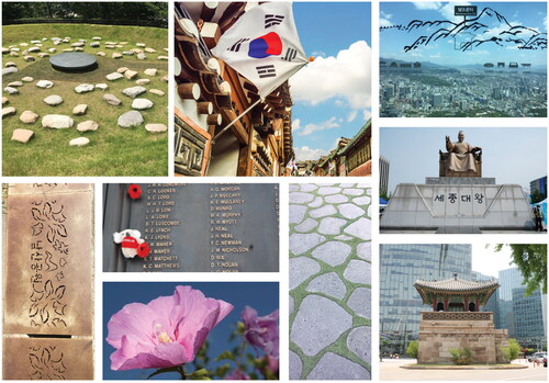 Figure 2. A selection of photographs taken during the observational research in South Korea.