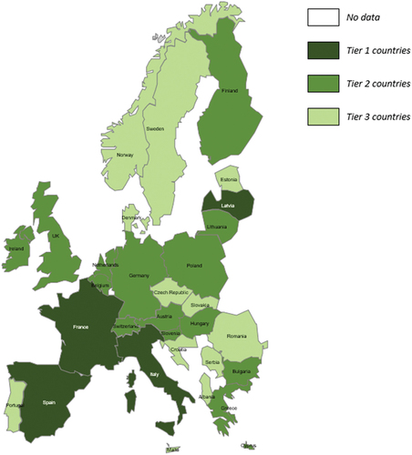 Figure 1. Updated PEDVAC map.