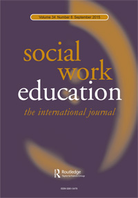 Cover image for Social Work Education, Volume 34, Issue 6, 2015