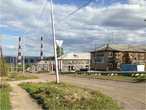 Figure 4. Serebryany Bor and power station in the background.Source: Project Karmen. Environmental and Social Impact Assessment, 2014.